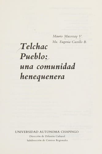 Portada de Telchac Pueblo