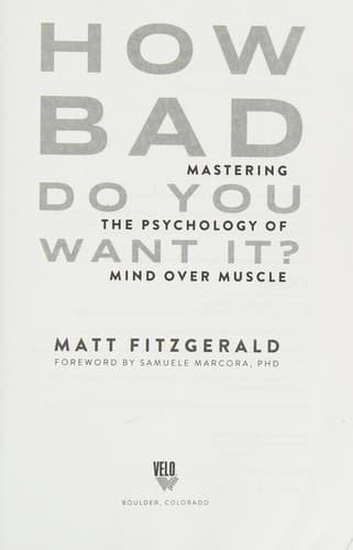 Portada de How bad do you want it?