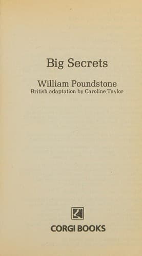 Portada de Big secrets