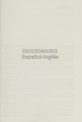 Portada de Diccionario Electronica Ingles-Espaol / Spanish-English Dictionary of Electronics with an English-Spanish Vocabulary