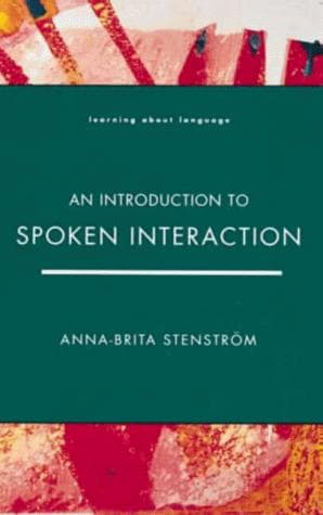 Portada de An introduction to spoken interaction