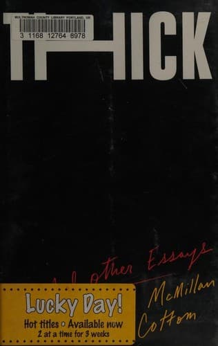 Portada de Thick