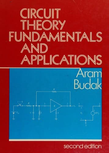 Portada de Circuit theory fundamentals and applications