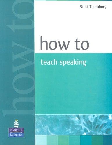 Portada de How To Teach Speaking (HOW)