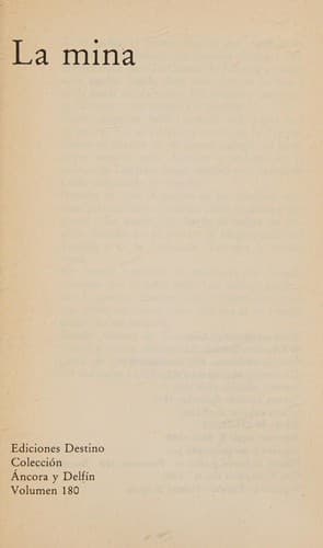Portada de La mina