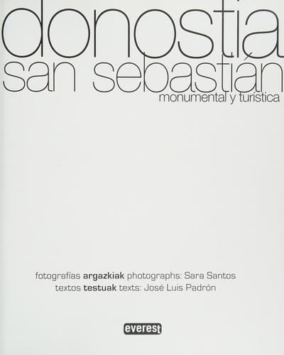 Portada de Donostia San Sebastián
