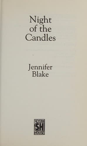 Portada de Night of the Candles
