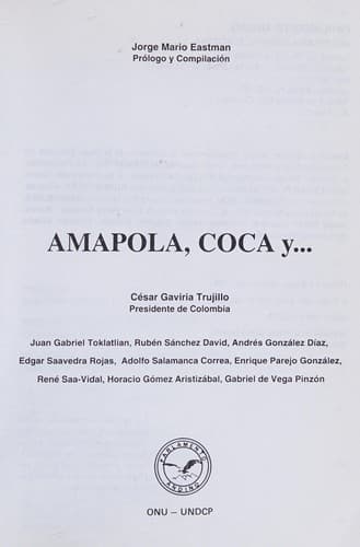 Portada de Amapola, coca y--