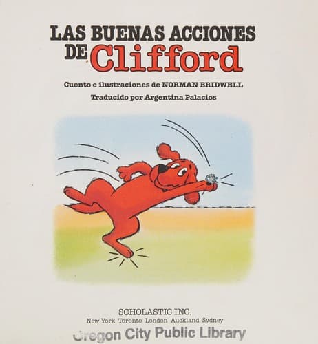 Portada de Las buenas acciones de Clifford