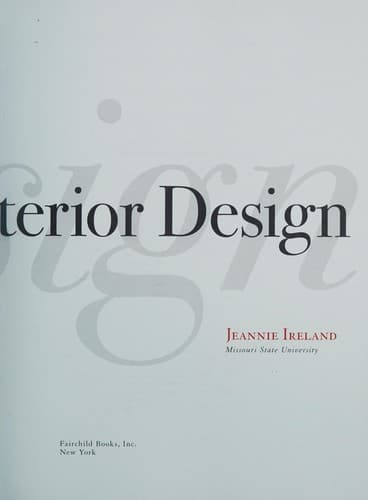 Portada de History of interior design