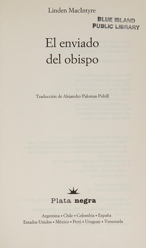 Portada de El enviado del obispo