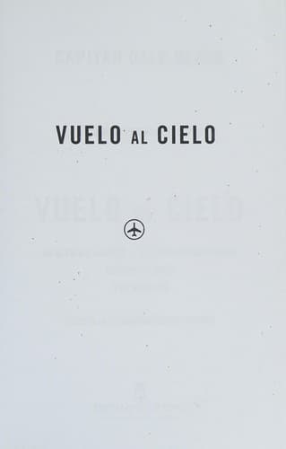 Portada de Vuelo al cielo