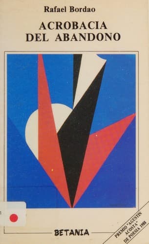 Portada de Acrobacia del abandono