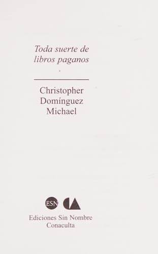 Portada de Toda suerte de libros paganos