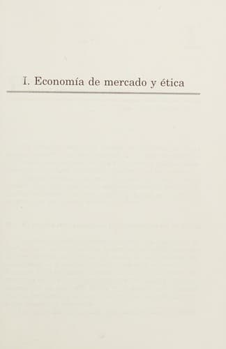 Portada de Etica y economía