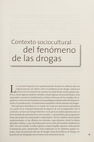 Portada de Aportes para una nueva política de drogas
