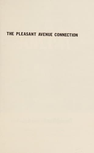 Portada de The Pleasant Avenue connection