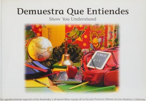 Portada de Demuestra que entiendes
