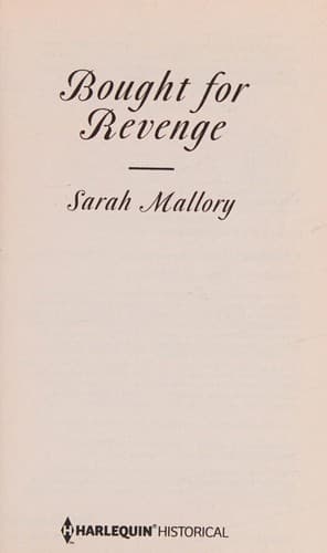 Portada de Bought for Revenge