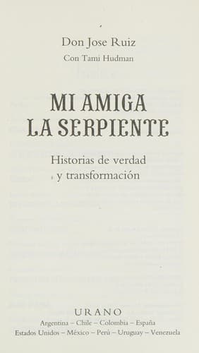 Portada de Mi amiga la serpiente