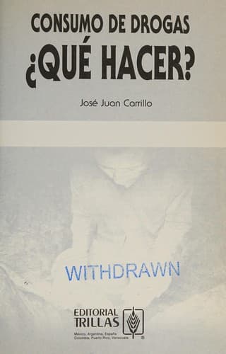 Portada de Consumo de drogas