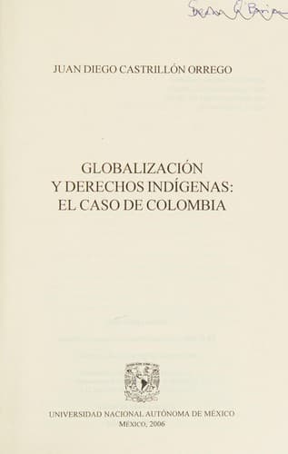 Portada de Globalización y derechos indígenas