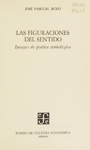 Portada de Las figuraciones del sentido