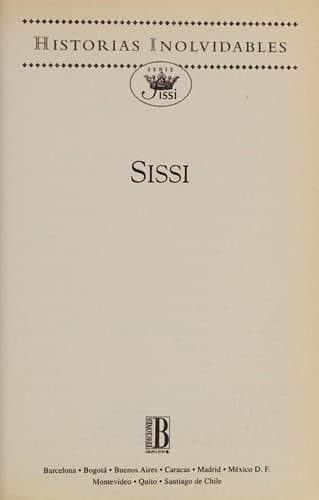 Portada de Sissi