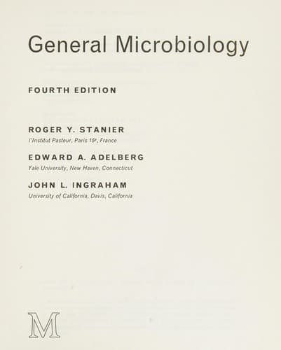 Portada de General microbiology