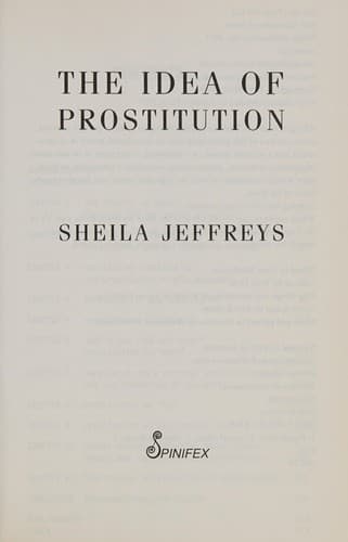 Portada de The idea of prostitution