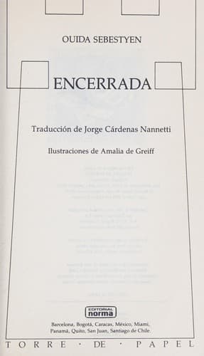 Portada de Encerrada