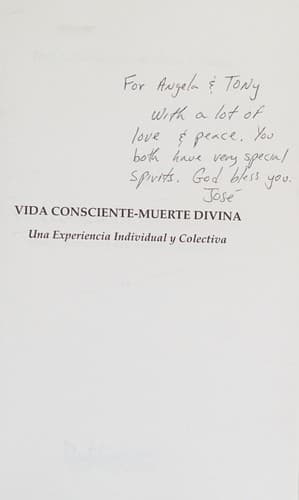 Portada de Vida consciente-muerte divina