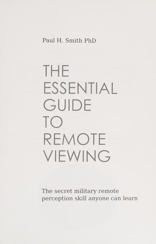 Portada de The essential guide to remote viewing