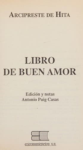 Portada de Libro de buen amor