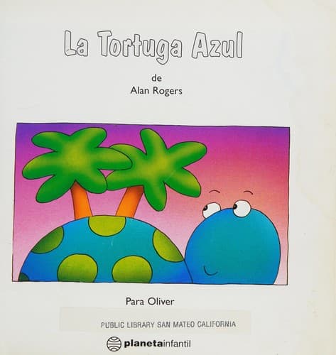 Portada de La tortuga azul