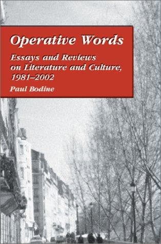 Portada de Operative Words