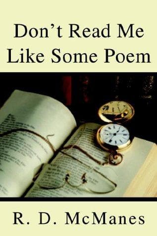 Portada de Don't Read Me Like Some Poem