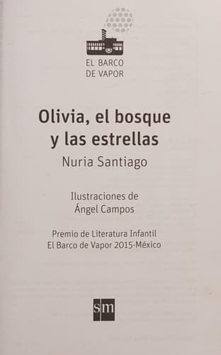 Portada de Olivia, el bosque y las estrellas