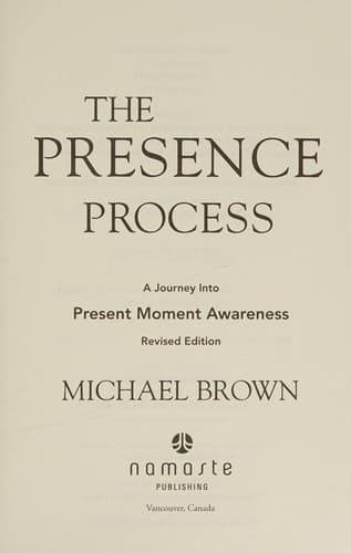Portada de The presence process