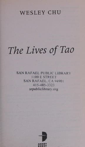 Portada de The lives of Tao