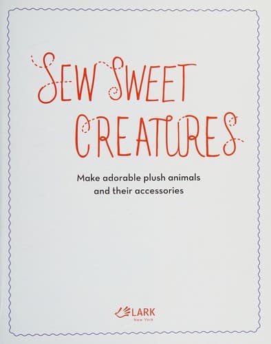Portada de Sew sweet creatures