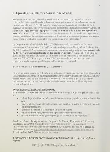 Portada de Cuidado en casa para la gripe pandémica