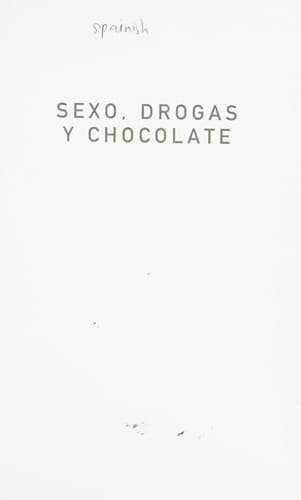 Portada de Sexo, drogas y chocolate