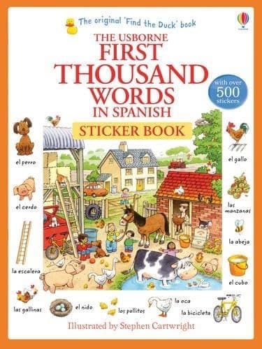 Portada de First Thousand Words in Spanish Sticker Book