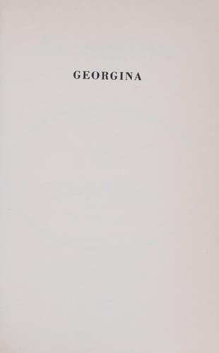 Portada de Georgina.