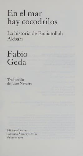 Portada de En el mar hay cocodrilos
