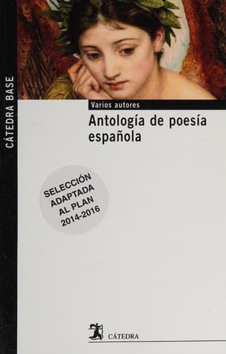 Portada de Antología de poesía española