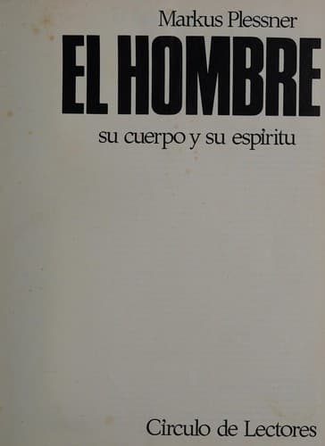 Portada de El hombre