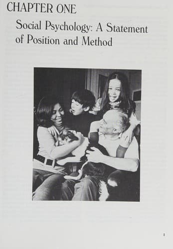 Portada de Social psychology