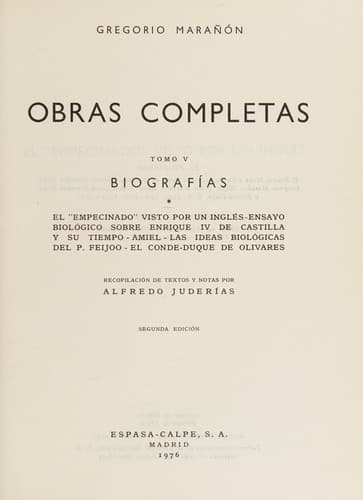 Portada de Obras completas